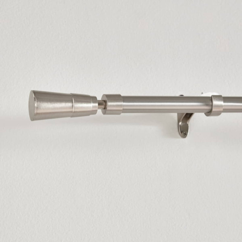 HOMEBOX | Crown 19mm Extendable Curtain Rod and Finial - 76-210 cm | 165857616
