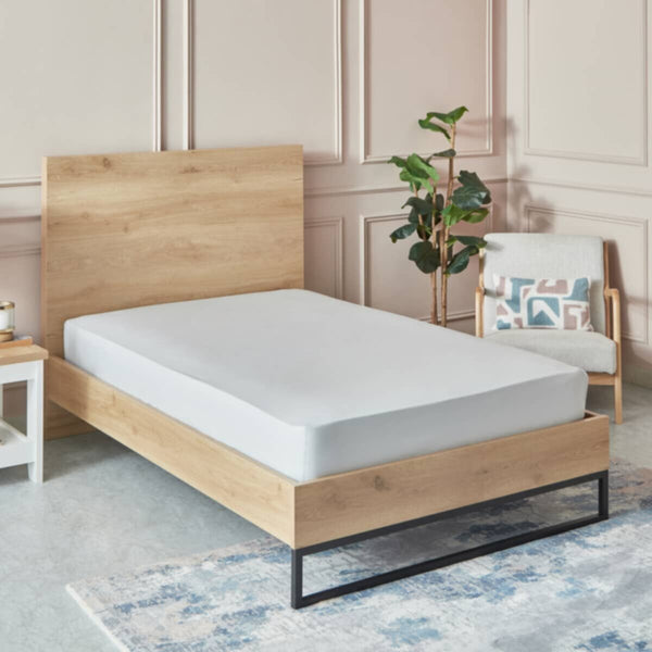 HOMEBOX | Essential Twin BCI Cotton Fitted Sheet - 120x200+25 cm | 165869334