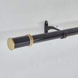 HOMEBOX | Zoe Powder Coated 25mm Extendable Single Curtain Rod 110-320 cm | 165874152