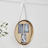 HOMEBOX | Splendid Metal Decorative Plate - 38x38x3.5 cm | 166009113