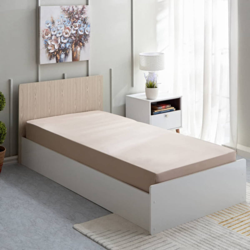 HOMEBOX | Bristol Single Polycotton Fitted Sheet - 90x200+25 cm | 166045985
