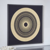 HOMEBOX | Sonet Framed Canvas with Foil - 60x60x2.5 cm | 166086042