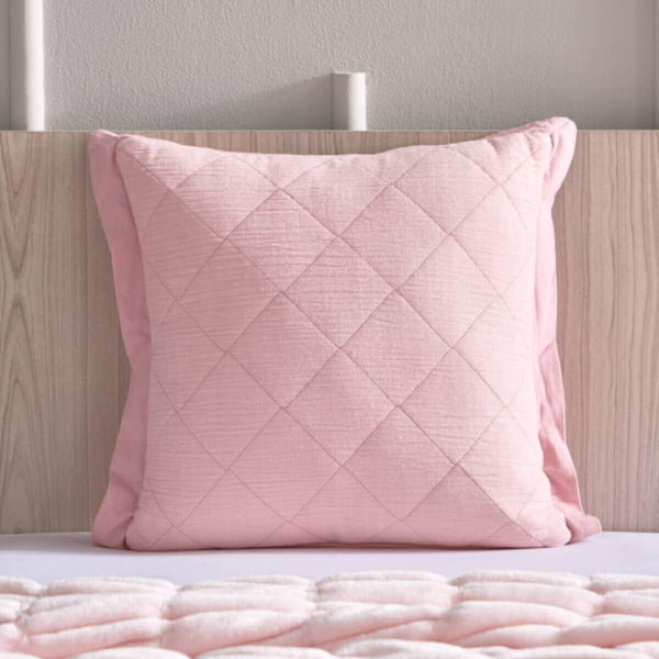 HOMEBOX | Flutterby Blossom Cotton Quilted Filled Cushion - 40x40 cm | 166212974