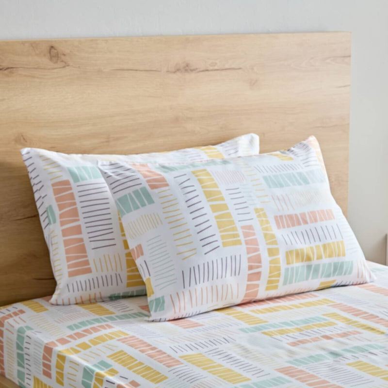 HOMEBOX | Nora Savana 2-Piece Reversible Microfibre Pillow Cover Set - 50x75 cm | 166263092