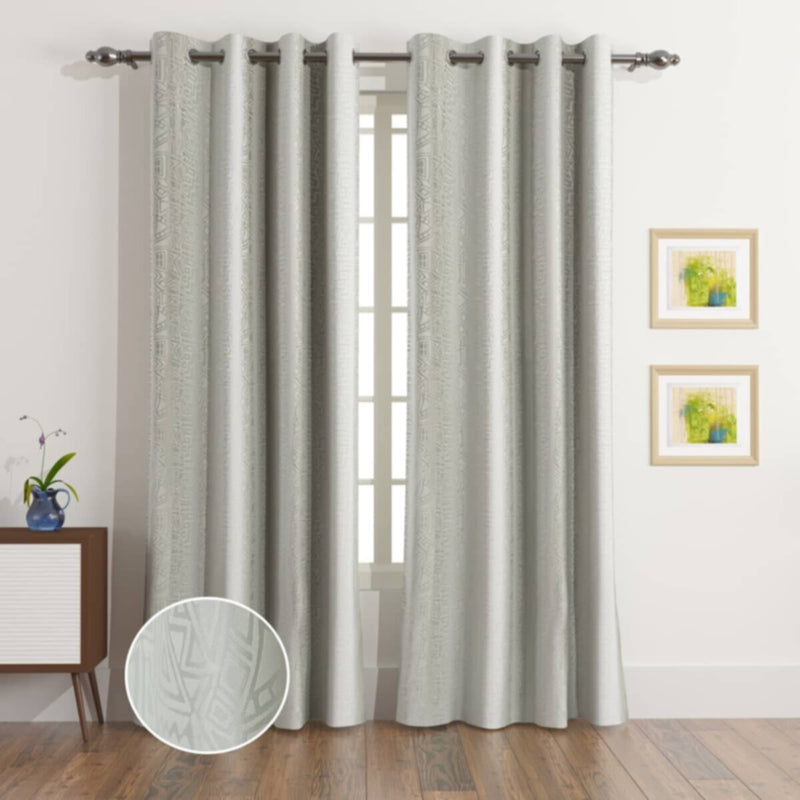 HOMEBOX | Riva Marico 2-Piece Jacquard Blackout Curtain Set - 135x240 cm | 166541834