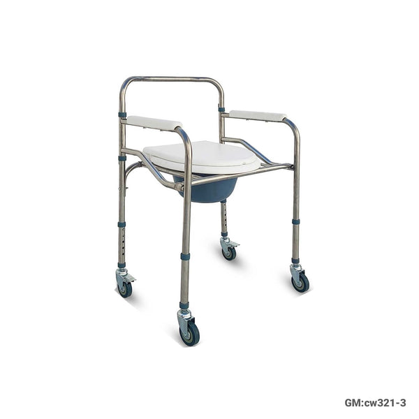 Multiplication Toilet Commode Chair With Safety Frame | cw321-3