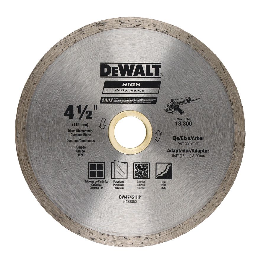 DEWALT | Continuous Rim 115 X 5 X 22.2mm | DW47451HP