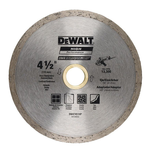 DEWALT | Continuous Rim 115 X 5 X 22.2mm | DW47451HP