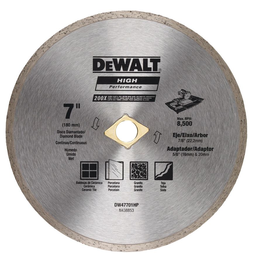 DEWALT | Continuous Rim 180 X 5 X 22.2mm | DW47701HP