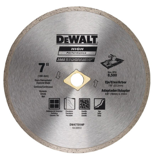 DEWALT | Continuous Rim 180 X 5 X 22.2mm | DW47701HP