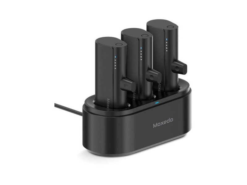 MOXEDO | 3 in 1 Power Bank 5000mAh Black | MX-PBH033-B