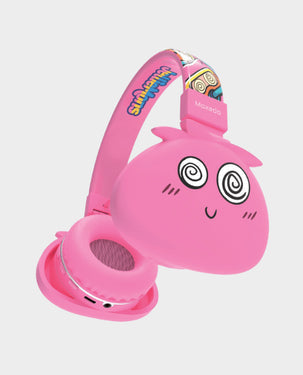 MOXEDO | Junior Wireless Stereo On-ear Headphones for Kids Built-in Microphone Up to 6 hours Play Timing Adjustable Foldable Design Bluetooth & 3.5mm Connectivity universal Compatibility  Junior Poe | MX-WH013