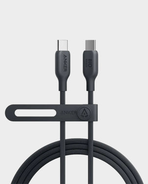 ANKER | 544 USB-C to USB C Fast Charging Cable 140W 6ft Cable Length Fast Charging Bio-Based Material Black | A80F2H11