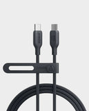 ANKER | 544 USB-C to USB C Fast Charging Cable 140W 6ft Cable Length Fast Charging Bio-Based Material Black | A80F2H11