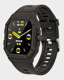 MOXEDO | Moxedo Junior 1.7 Inch Smart Watch for Girls & Boys Silicone Watch Strap 6 Watch Faces iOS and Android Compatible Black | MX-SWK22-BK