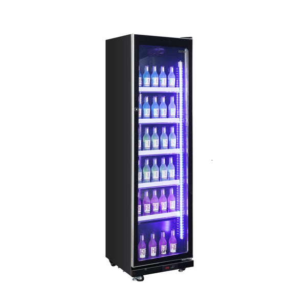 IGNIS | Single Door Showcase Chiller 390L Black | SX440FG