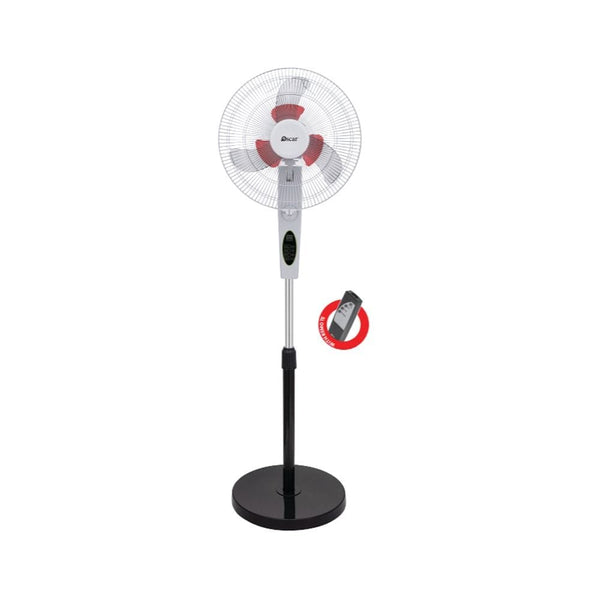 OSCAR | Stand Fan With Remote Adjustable Speed Remote Convenience Reliable Performance Black | OSF 1640R