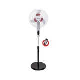 OSCAR | Stand Fan With Remote Adjustable Speed Remote Convenience Reliable Performance Black | OSF 1640R