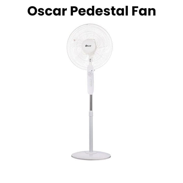 OSCAR | Oscar Pedestal Fan Oscillating Function  Reliable Performance White | OSF-1640