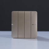 MILANO | 10A 4 Gang 2 Way Switch Gd Ps | 210100300334