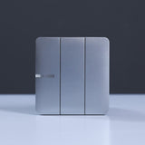 MILANO | 10A 3 Gang 1 Way Switch Sl Ps | 210100300361