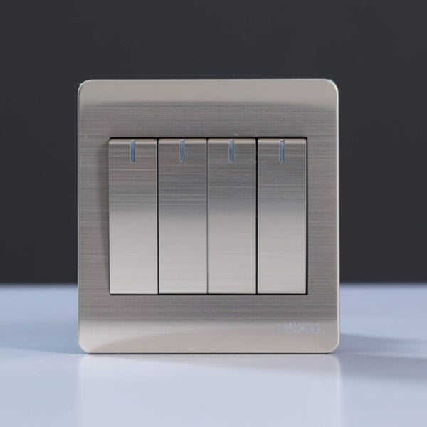 MILANO | 10A 4 Gang 2 Way Switch Gd | 210800100025