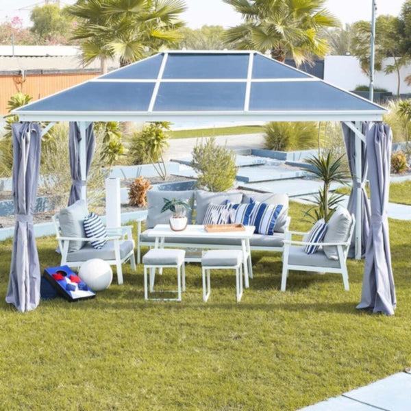 DANUBE | Imperial 7-Seater Outdoor Sofa Cum Dining Set | 231202705961