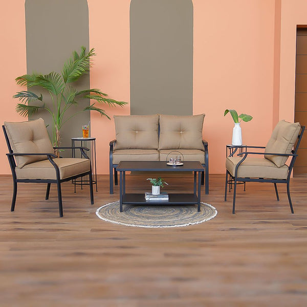DANUBE | Amy 4 Seater Outdoor Sofa Set Beige | 231202707712