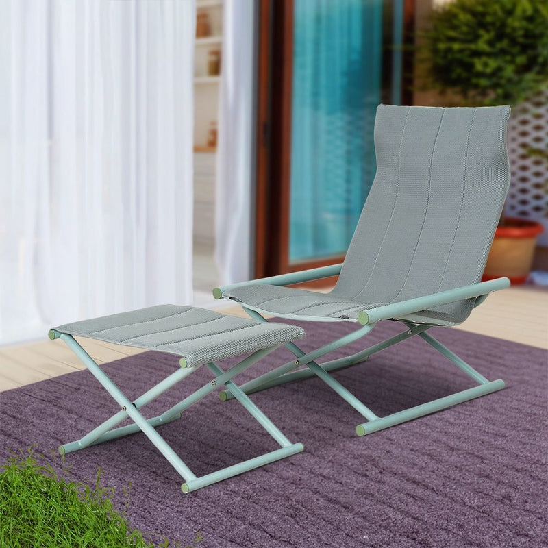 DANUBE | Nova 1-Seater Balcony Set Green Grey Blue | 231202708679
