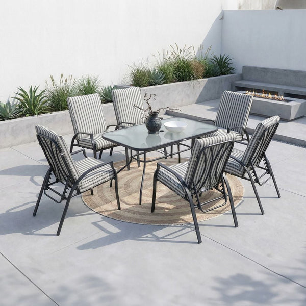 DANUBE | Valens 1+6 Seater Dining Set | 231202709414