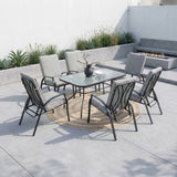 DANUBE | Valens 1+6 Seater Dining Set | 231202709414
