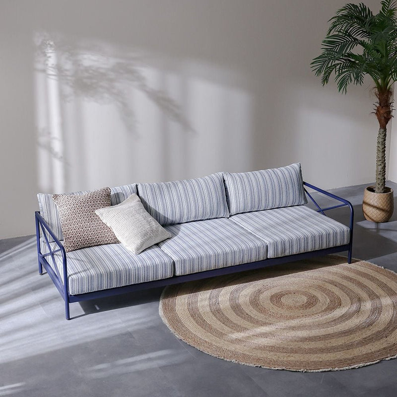 DANUBE | Kennet 3 Seater Sofa Dark Navy Blue | 231202709681