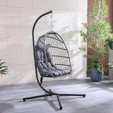 DANUBE | Savio Hanging Chair Black Grey | 231202709724