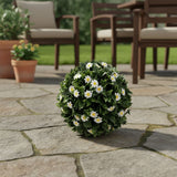 DANUBE | Artificial Topiary Ball Bougainvillea Daisy 28 cm | 231202709952