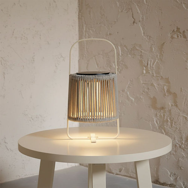 DANUBE | Rope Led Light With Solar And Bluetooth Speaker Beige | 231202709999