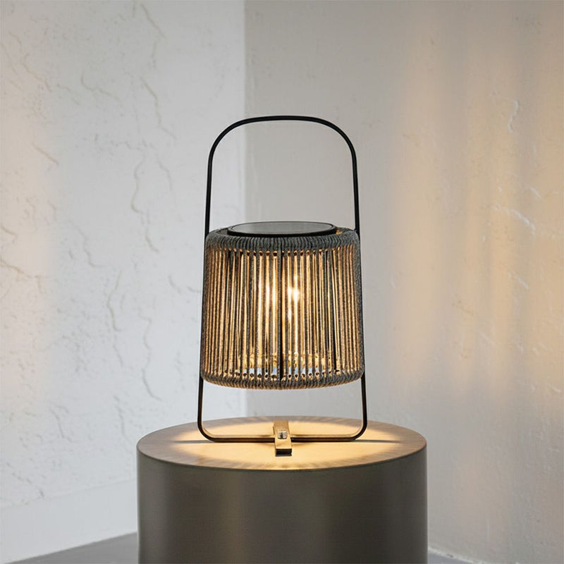 DANUBE | Rope Led Light With Solar And Bluetooth Speaker Grey | 231202710000
