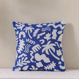 DANUBE | Woven Cushion 45X45Cm Nice Dazzling Blue | 231202710053