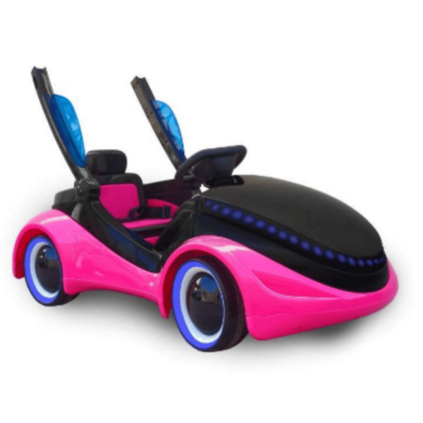 Motorized Electric Toy Car with LED Lights 2-5Yrs Light Pink | 245 1