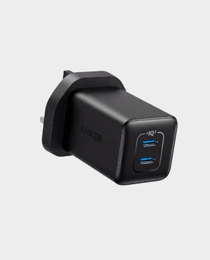 ANKER | 523 Dual Port Fast Charger 47W Output ActiveShield 2.0 Compatible with MacBook and Android Phones Ultra-Compact Design Black | A2039K11