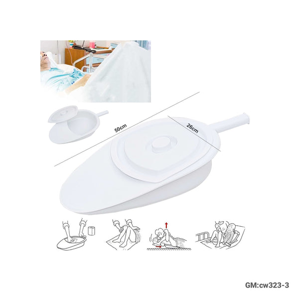Urinal Bedpan with Handle | cw323-3