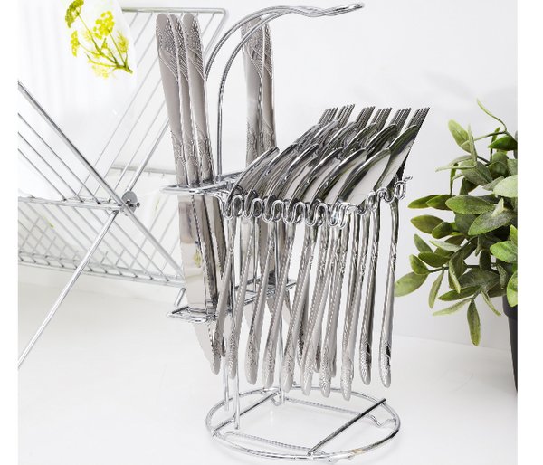 ROYALFORD | 24 Pieces Cutlery Set Silver | Rf2087