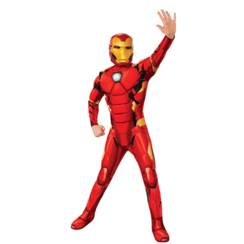 RUBIES | Iron Man Child Deluxe Costume Large Officially Licensed | YAL106TOY00590
