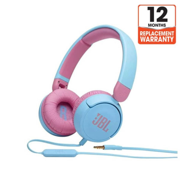 JBL | Kids On-Ear Headhpones - Blue | JR310