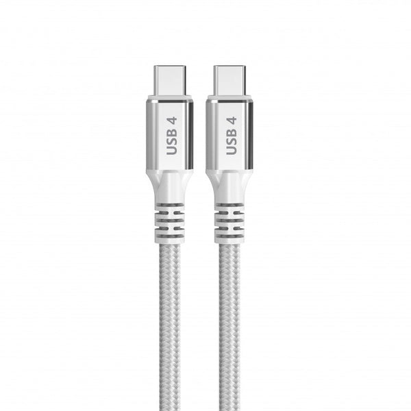 DCU | USB 4 type C cable to USB type C 240W 40G white 1.5m | 30402090