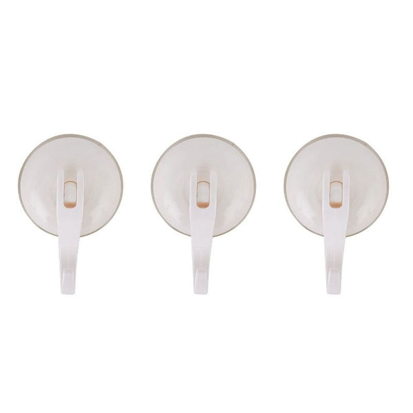 EPSILON | 3 Pcs Suction Hook Maximum Capacity 1KG Hook For Clothes Hats Scarves Kitchen Supplies | EPS1303