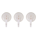 EPSILON | 3 Pcs Suction Hook Maximum Capacity 1KG Hook For Clothes Hats Scarves Kitchen Supplies | EPS1303