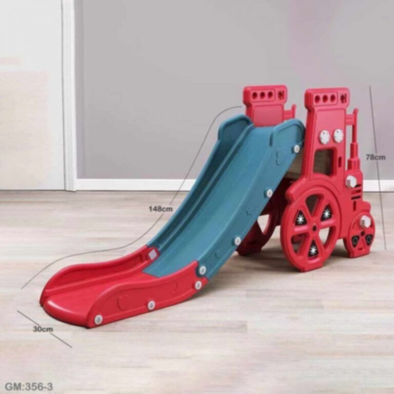 Colorful Toys Slide Train For Kids Red 30x148x78cm | 356 3 r