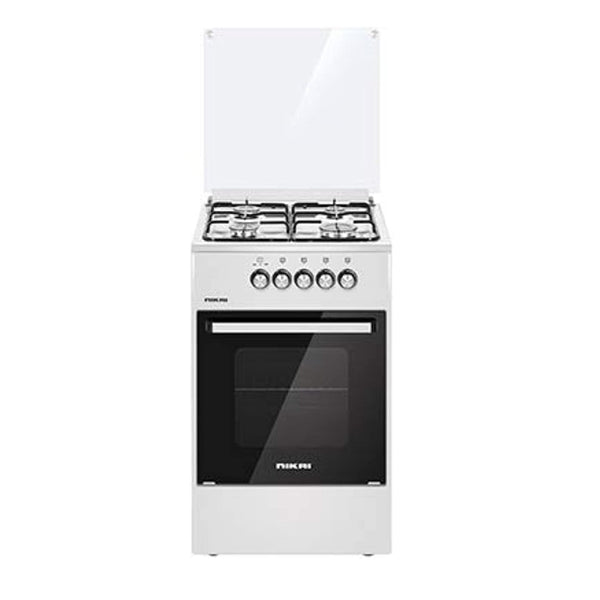 NIKAI | 4 Burner Gas Cooking Range 50x50 cm White | U2110N10
