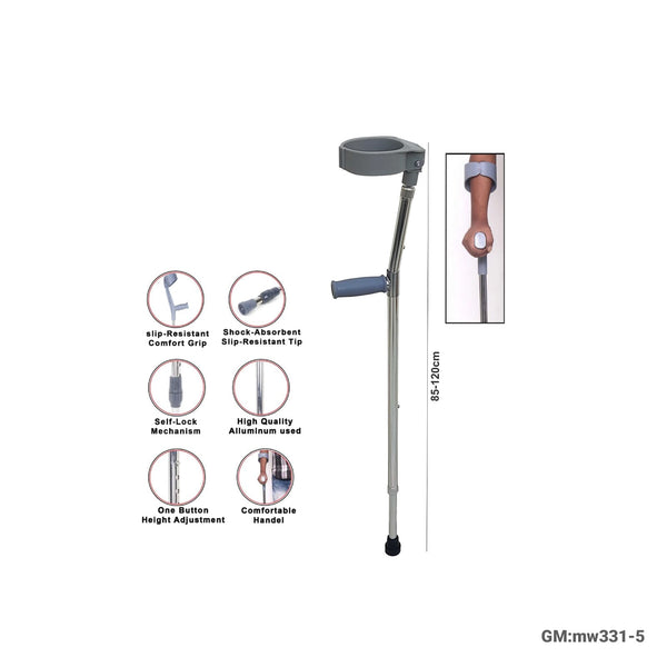 Elbow Crutches Walking Stick | mw331-5