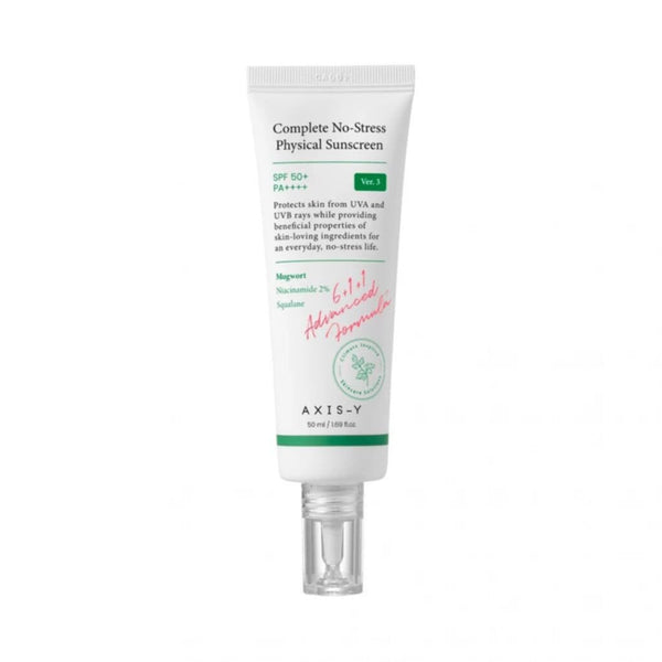 AXIS-Y  | Complete No-Stress Physical Sunscreen SPF50+ Ver.3 - 50ml | BC0119